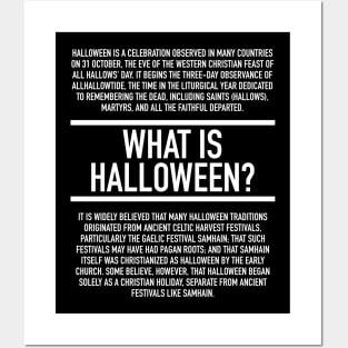 Halloween Defined Posters and Art